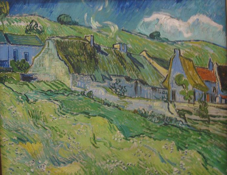 Vincent Van Gogh Cottages oil painting picture